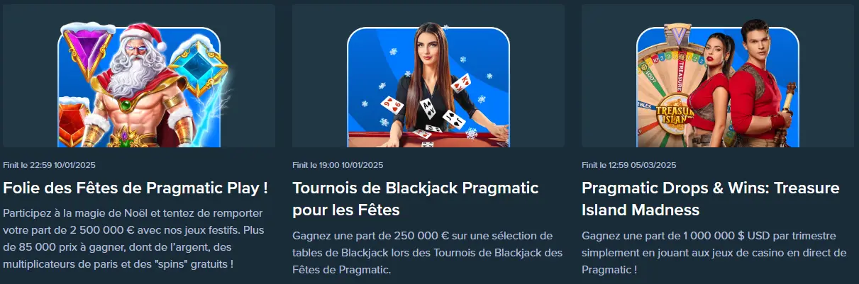 Tournois de Blackjack Pragmatic pour les fĂȘtes sur Stake Casino